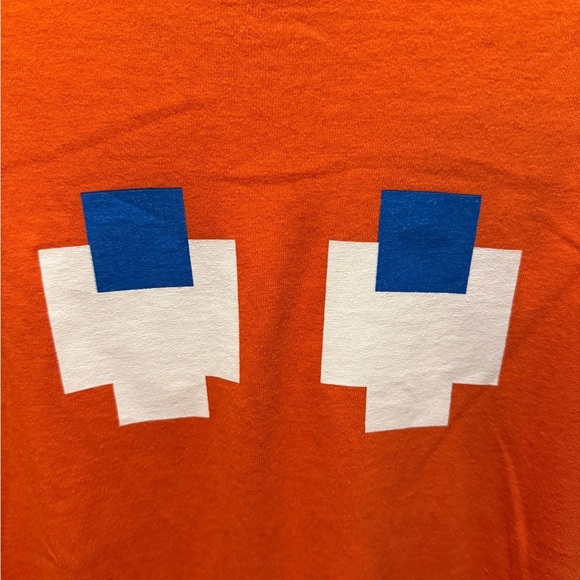MAD Engine PacMan Orange Ghost Tee Size L - Picture 3 of 4